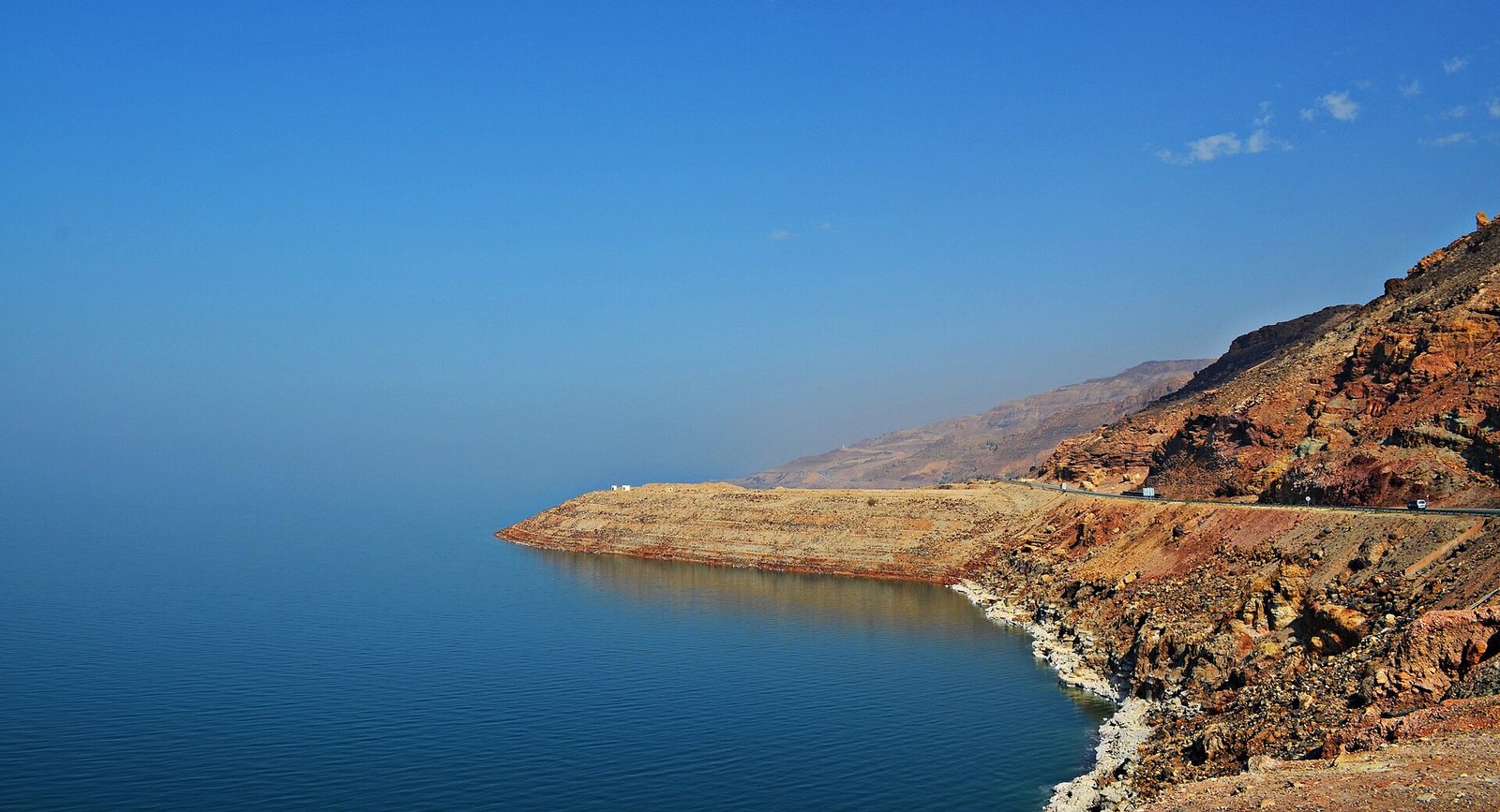 The Dead Sea viewed from Jordan